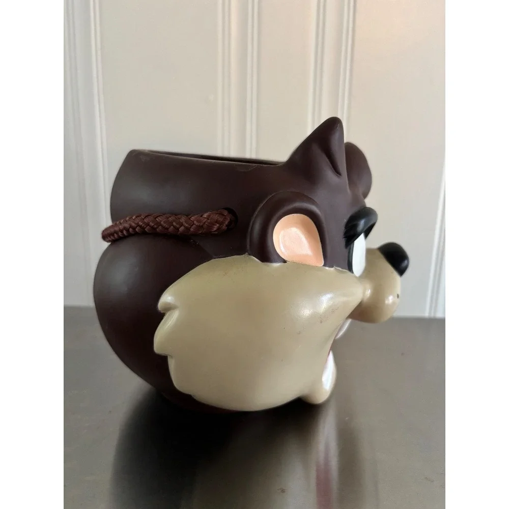 Vintage 1997 Taz Carry-All Looney Tunes Tasmanian Devil Bucket Applause 41257